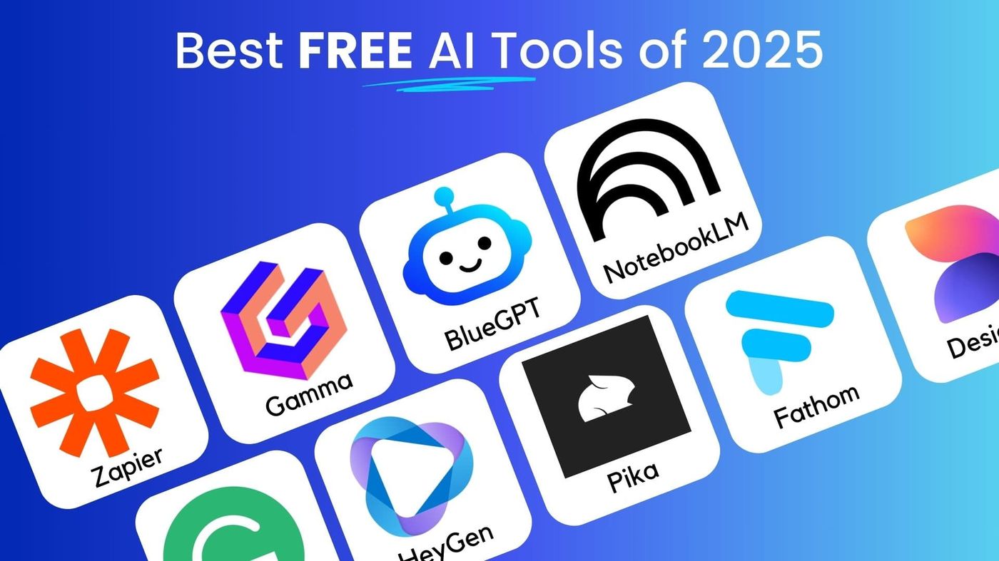 10 Best Free AI Tools to Boost Your Productivity in 2025